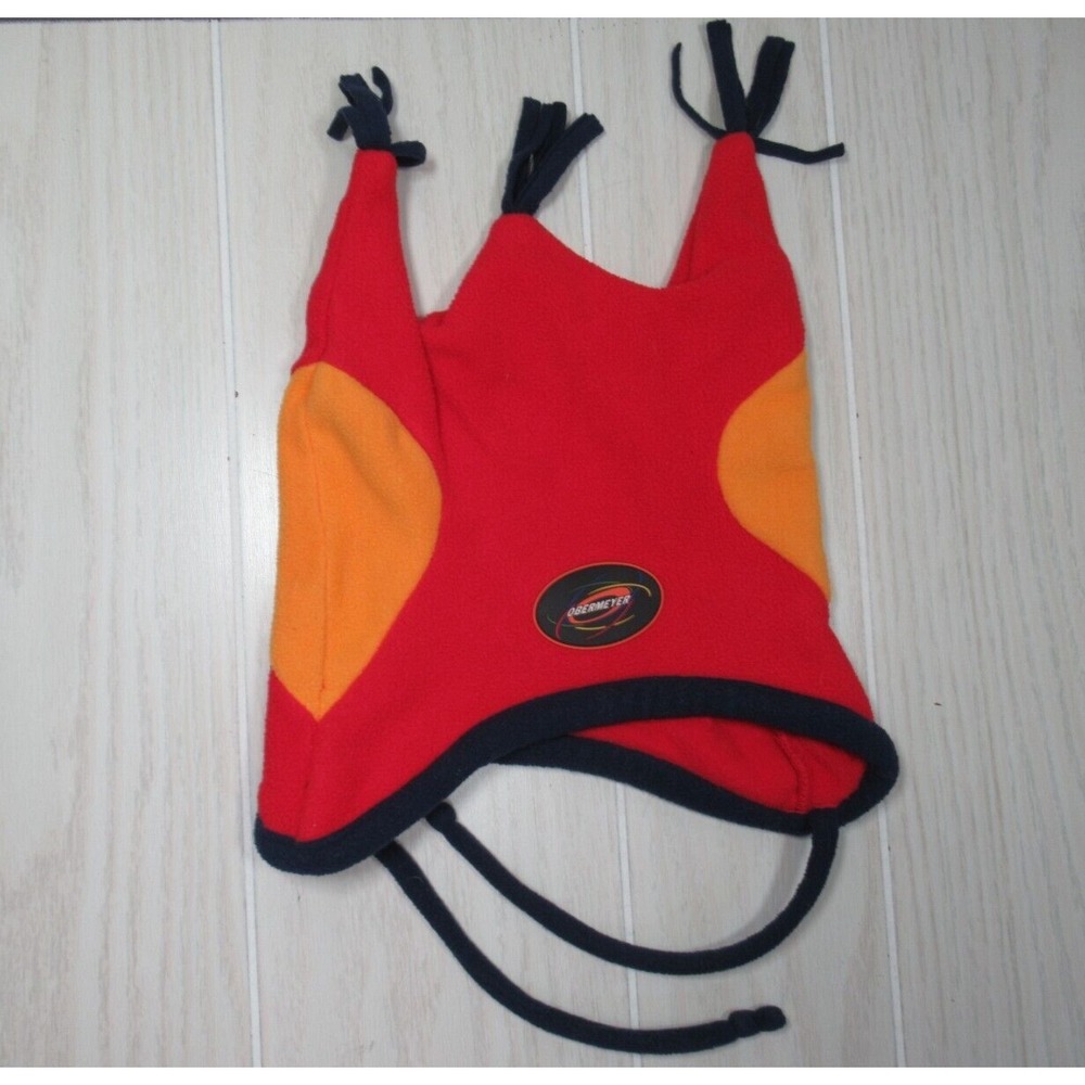 Obermeyer small medium preschool child Fleece Jester Hat boy girl Red Orange blu